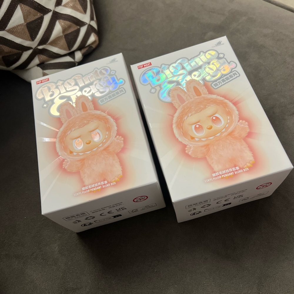 THE MONSTERS Big into Energy Series-Vinyl Plush Pendant Blind Box